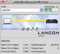 Lancom Advanced-VPN-Client for Mac - Verbindungsaufbau