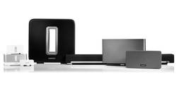 Sonos-Produkt-Familie mit Playbar und Sub